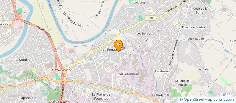 localisation de l'entreprise MONSIEUR ANTHONY BELVISO à ALBI