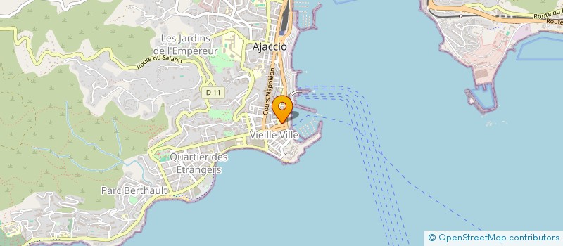 localisation de l'entreprise MONSIEUR ANTHONY BENITEZ-ADRAGNA  AJACCIO