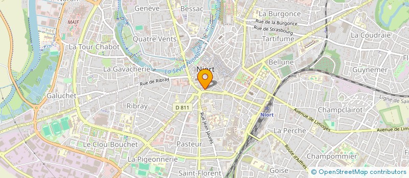 localisation de l'entreprise MONSIEUR ANTHONY BENOIST  NIORT