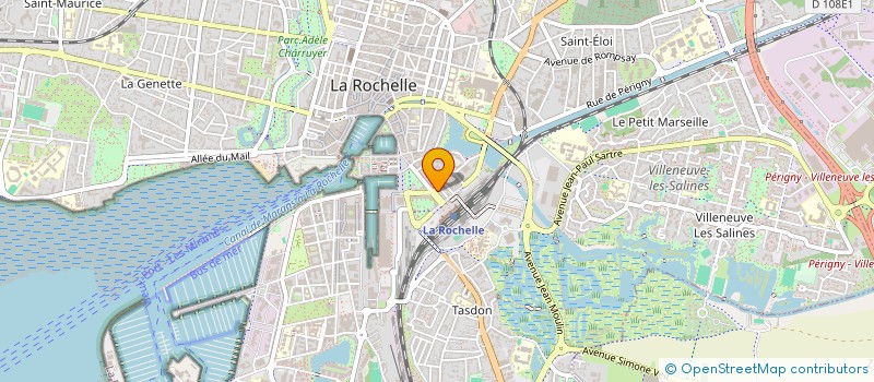 localisation de l'entreprise MONSIEUR ANTHONY BENOIT  LA ROCHELLE