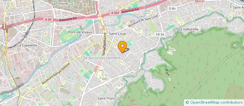 localisation de l'entreprise MONSIEUR ANTHONY BENOIT à MARSEILLE