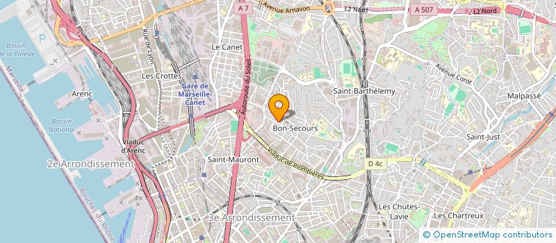 localisation de l'entreprise MONSIEUR ANTHONY BENTZ à MARSEILLE 14EME