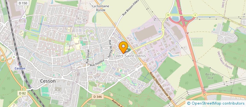 localisation de l'entreprise MONSIEUR ANTHONY BEOUTIS  VERT-SAINT-DENIS