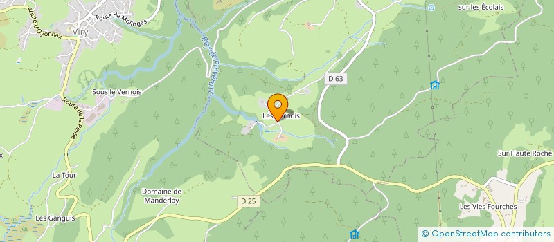 localisation de l'entreprise MONSIEUR ANTHONY BERARD  LA PESSE