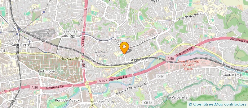 localisation de l'entreprise MONSIEUR ANTHONY BERENGER à MARSEILLE