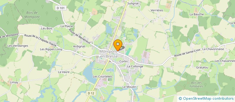localisation de l'entreprise MONSIEUR ANTHONY BERGER à MONTPONT-EN-BRESSE