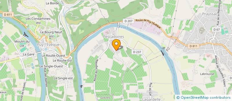 localisation de l'entreprise MONSIEUR ANTHONY BERGER  PESCADOIRES