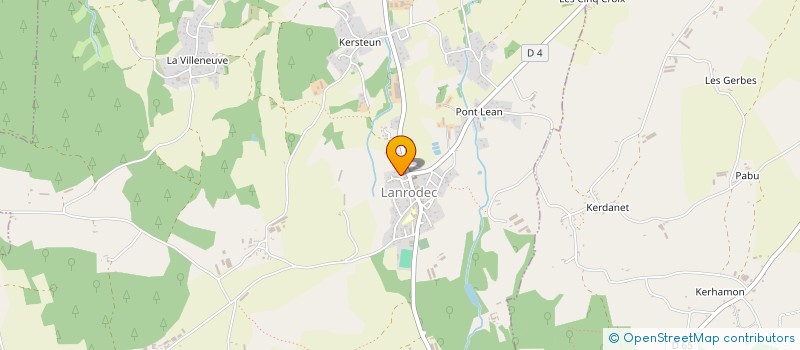 localisation de l'entreprise MONSIEUR ANTHONY BERNABE à LANRODEC