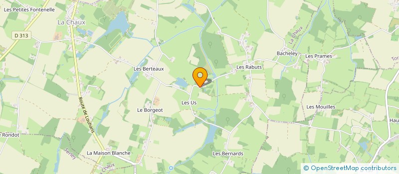 localisation de l'entreprise MONSIEUR ANTHONY BERNARD  LA CHAUX