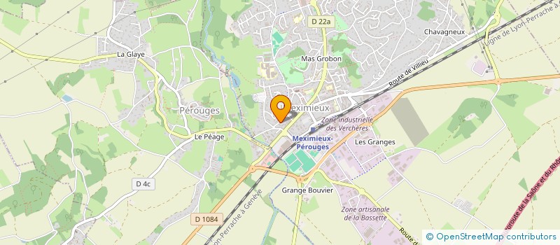 localisation de l'entreprise MONSIEUR ANTHONY BERNARD  MEXIMIEUX