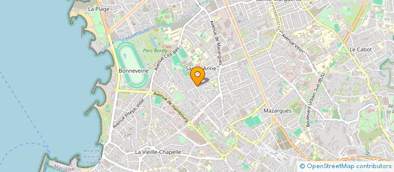 localisation de l'entreprise MONSIEUR ANTHONY BERNUCHON à MARSEILLE