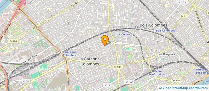 localisation de l'entreprise MONSIEUR ANTHONY BERTHAULT à LA GARENNE-COLOMBES