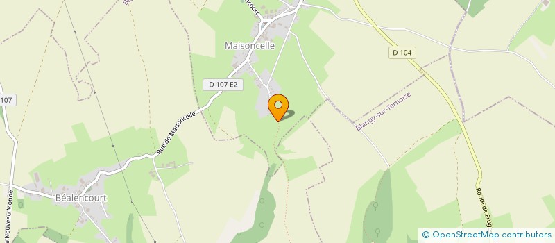 localisation de l'entreprise MONSIEUR ANTHONY BERTHE  MAISONCELLE