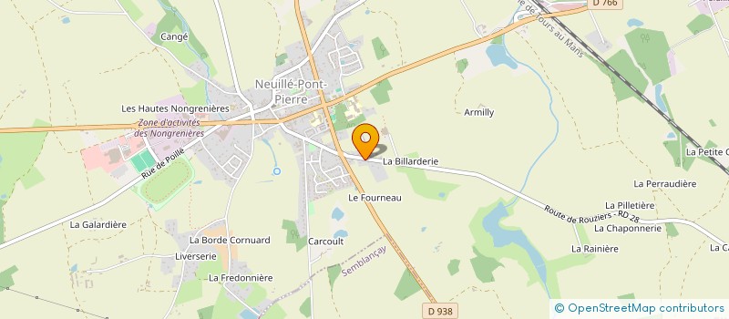 localisation de l'entreprise MONSIEUR ANTHONY BERTHELOT  NEUILLE-PONT-PIERRE