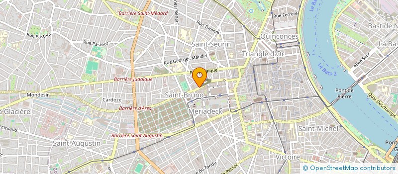 localisation de l'entreprise MONSIEUR ANTHONY BERTRAND  BORDEAUX