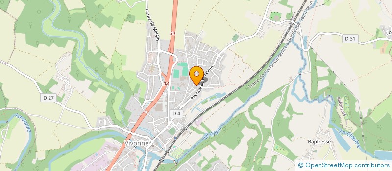 localisation de l'entreprise MONSIEUR ANTHONY BESNIER  VIVONNE