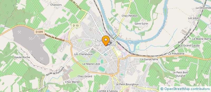 localisation de l'entreprise MONSIEUR ANTHONY BESSEDE à CHATEAUNEUF-SUR-CHARENTE