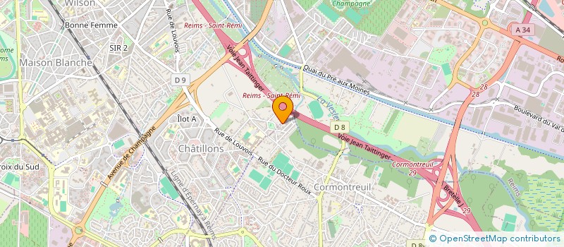 localisation de l'entreprise MONSIEUR ANTHONY BETTI  REIMS