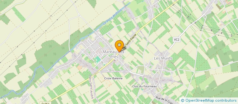 localisation de l'entreprise MONSIEUR ANTHONY BEUCHER  MAREAU-AUX-PRES