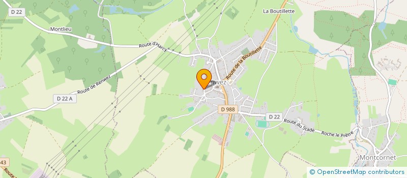 localisation de l'entreprise MONSIEUR ANTHONY BEUVIERE  RENWEZ