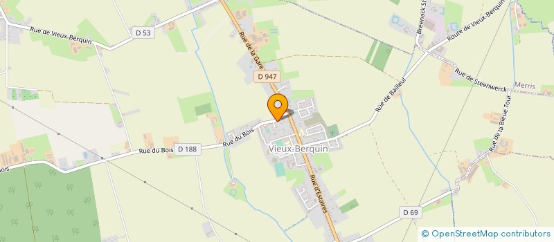 localisation de l'entreprise MONSIEUR ANTHONY BEVE  VIEUX-BERQUIN