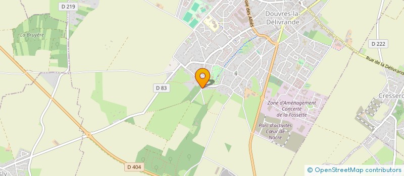 localisation de l'entreprise MONSIEUR ANTHONY BIABAUD  SOULEUVRE EN BOCAGE