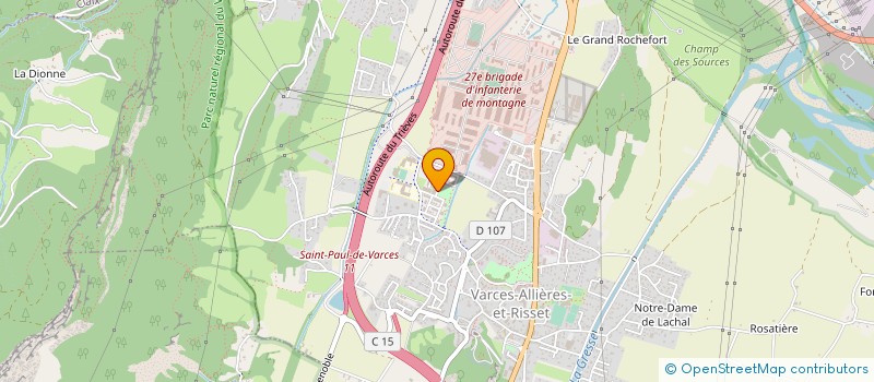 localisation de l'entreprise MONSIEUR ANTHONY BIANCO  VARCES-ALLIERES-ET-RISSET