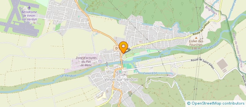 localisation de l'entreprise MONSIEUR ANTHONY BIARD  VINON-SUR-VERDON