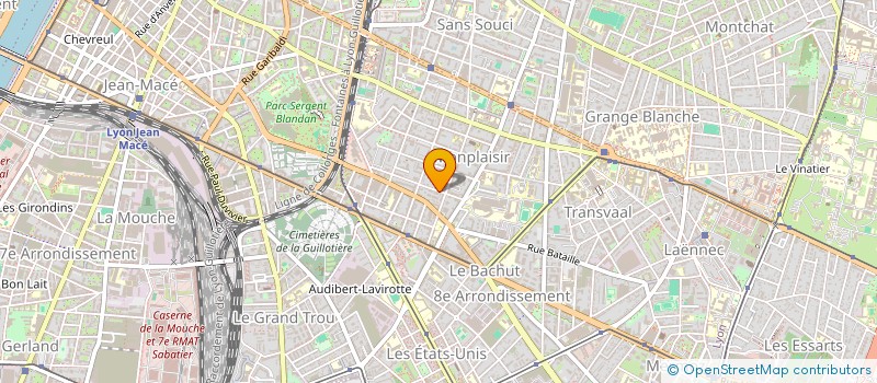 localisation de l'entreprise MONSIEUR ANTHONY BICHELONNE  LYON 8EME