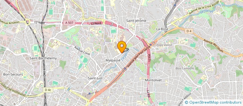 localisation de l'entreprise MONSIEUR ANTHONY BIEOU  MARSEILLE