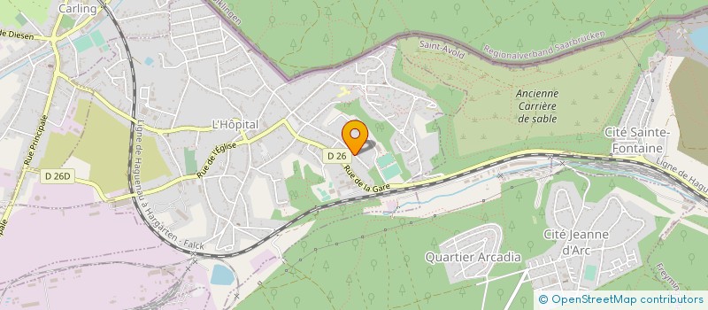 localisation de l'entreprise MONSIEUR ANTHONY BIESEN  L'HOPITAL