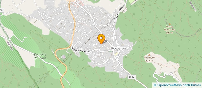 localisation de l'entreprise MONSIEUR ANTHONY BISCH  ROCBARON