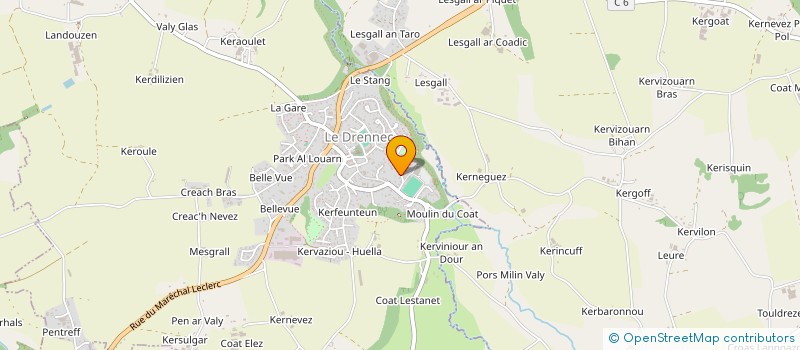 localisation de l'entreprise MONSIEUR ANTHONY BITTEROLF  LE DRENNEC
