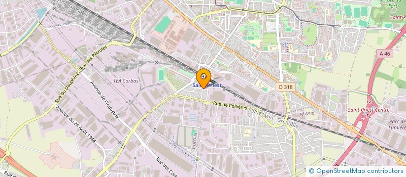 localisation de l'entreprise MONSIEUR ANTHONY BLADANET  ST PRIEST