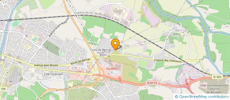 localisation de l'entreprise MONSIEUR ANTHONY BLADEL  BERRIAC