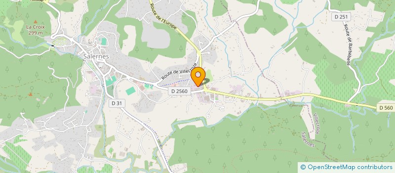 localisation de l'entreprise MONSIEUR ANTHONY BLANC  SALERNES