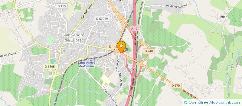 localisation de l'entreprise MONSIEUR ANTHONY BLANC  SAINT-ANDRE-DE-CUBZAC