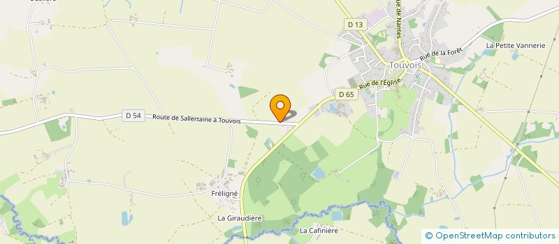 localisation de l'entreprise MONSIEUR ANTHONY BLANCHARD  TOUVOIS