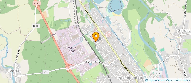 localisation de l'entreprise MONSIEUR ANTHONY BLANRUE  THAON-LES-VOSGES