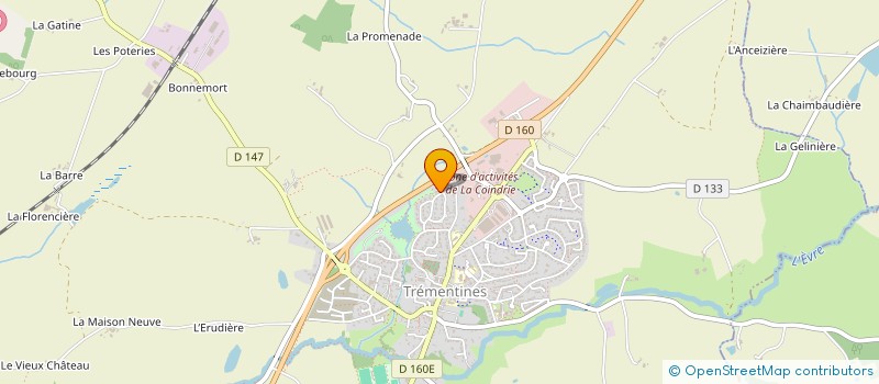 localisation de l'entreprise MONSIEUR ANTHONY BLON  TREMENTINES