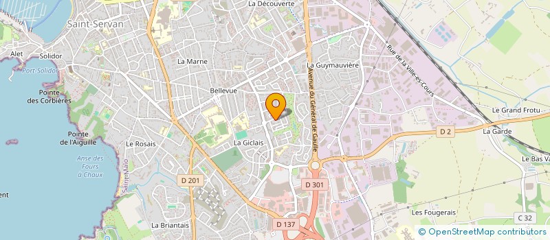 localisation de l'entreprise MONSIEUR ANTHONY BLONDEAU  SAINT-MALO