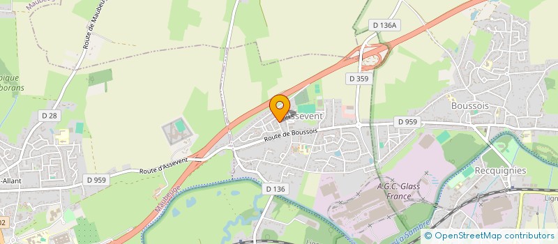 localisation de l'entreprise MONSIEUR ANTHONY BLONDEAU  ASSEVENT