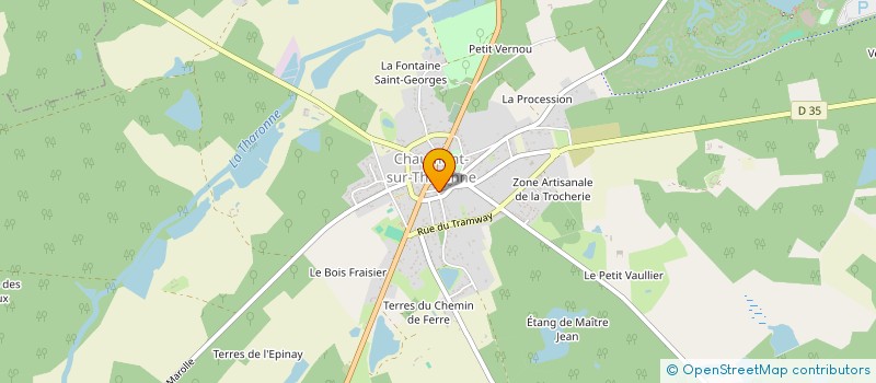 localisation de l'entreprise MONSIEUR ANTHONY BLONDIAU  CHAUMONT-SUR-THARONNE