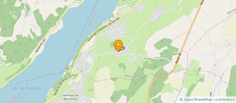 localisation de l'entreprise MONSIEUR ANTHONY BLONDIN  MONTFERRAT