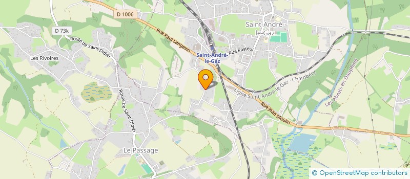localisation de l'entreprise MONSIEUR ANTHONY BOCHERT  SAINT-ANDRE-LE-GAZ