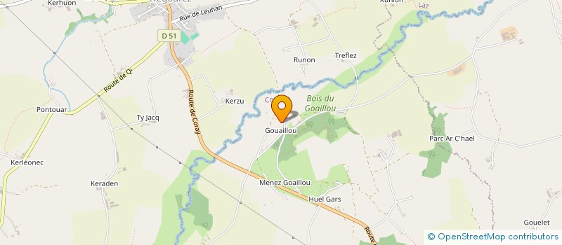 localisation de l'entreprise MONSIEUR ANTHONY BODIVIT  CORAY