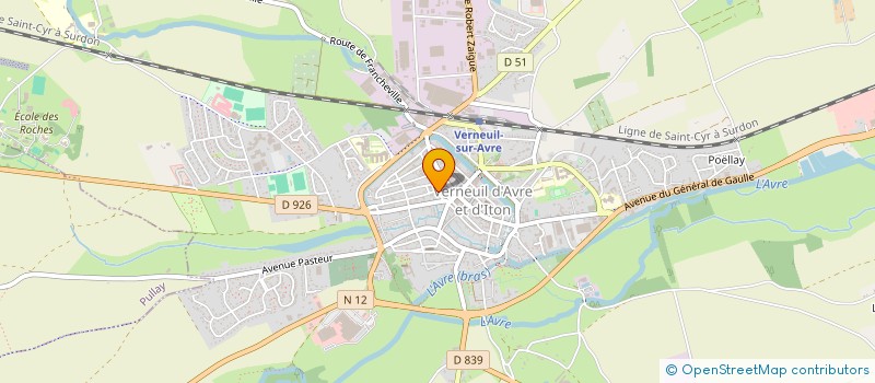 localisation de l'entreprise MONSIEUR ANTHONY BOHEME  VERNEUIL D'AVRE ET D'ITON