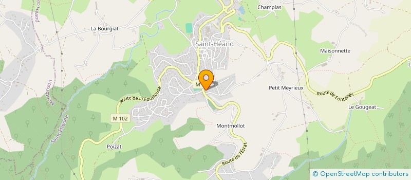 localisation de l'entreprise MONSIEUR ANTHONY BOICHON  SAINT-HEAND