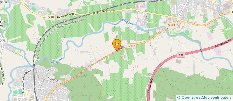 localisation de l'entreprise MONSIEUR ANTHONY BOISSIERES  TARADEAU