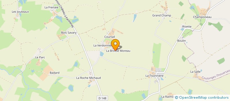 localisation de l'entreprise MONSIEUR ANTHONY BOMPAS à BRESSUIRE